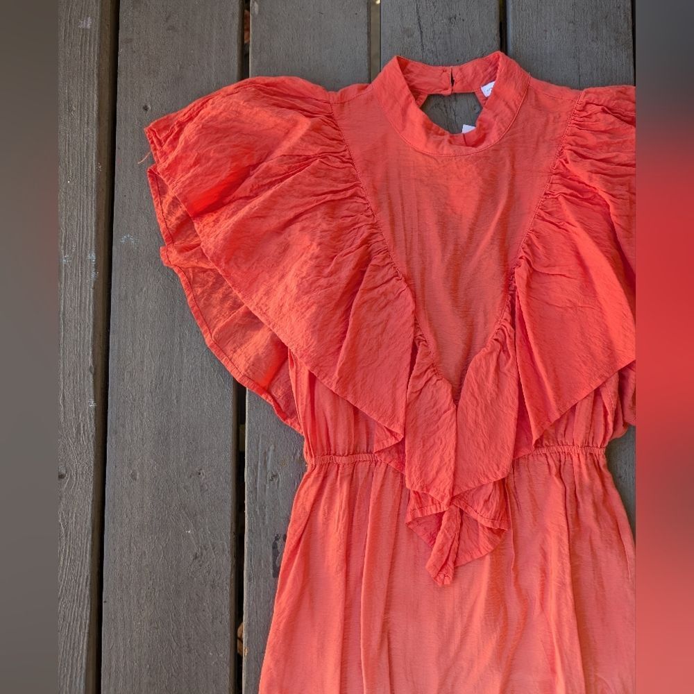 Young Fabulous & Broke Coral to Pink Ombre Maxi Dress - Picture 3 of 8